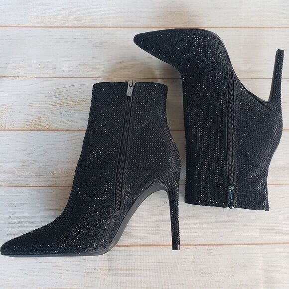Jessica Simpson Pelina2 Sequin Stiletto Heel Boots Booties Pointy Toe Size 8.5M - Picture 11 of 16